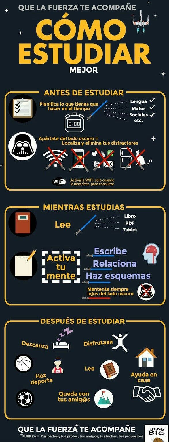 tecnicas de estudio starwars